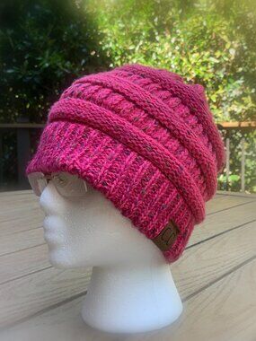 C.C Beanie Criss-Cross Knitted Hat